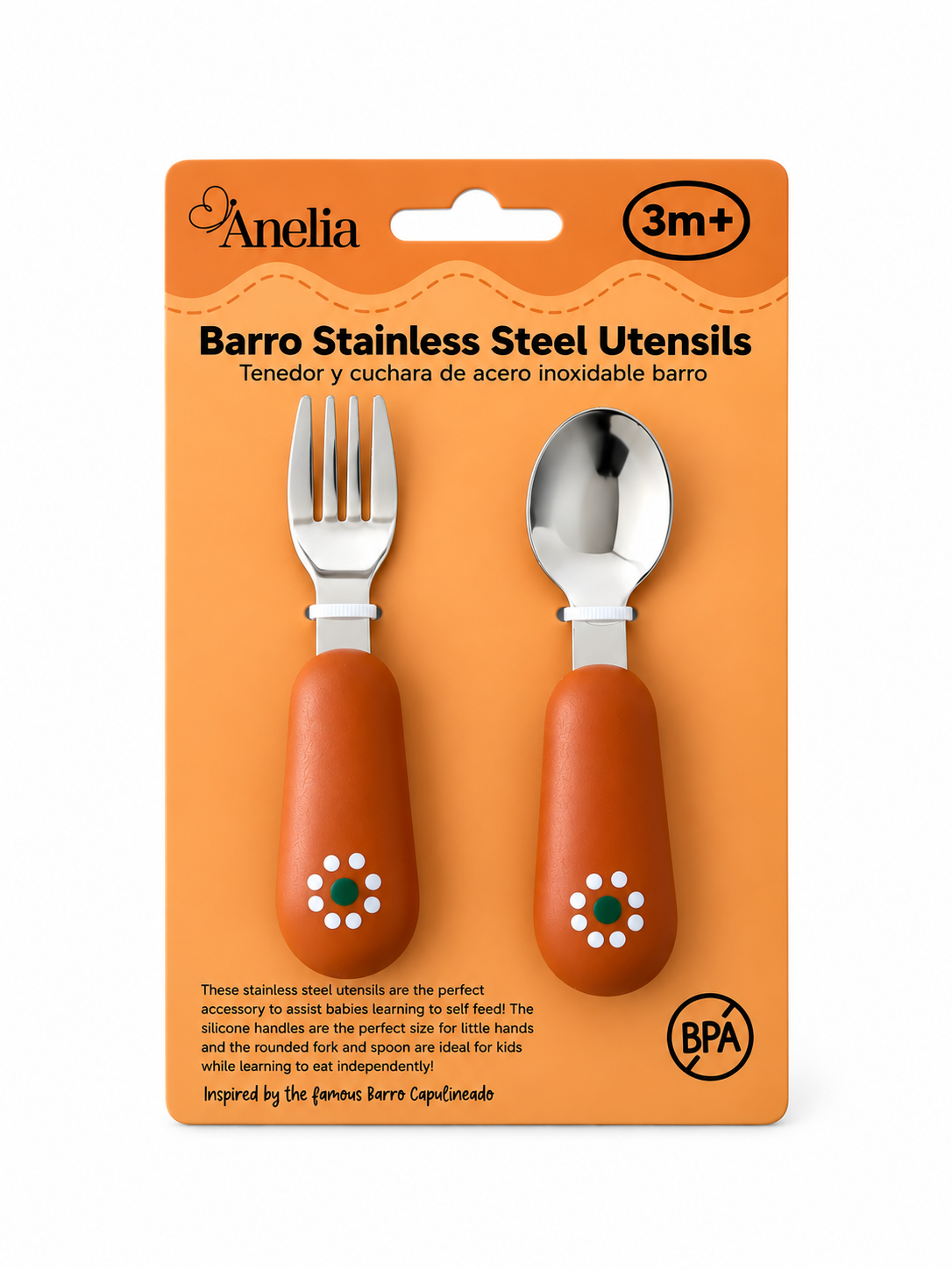 Stainless Steel “Barro” Utensils