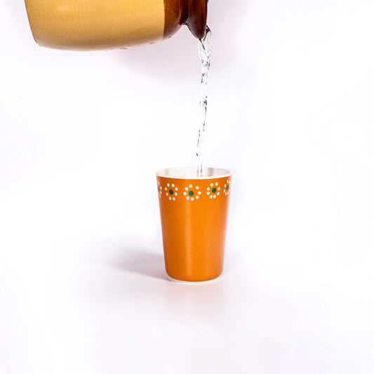 Bamboo Barro Inspired Plate & Cup