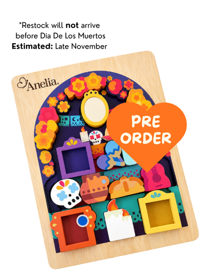 PREORDER/PREORDEN Día de los Muertos Wooden Puzzle (Est: Late November)