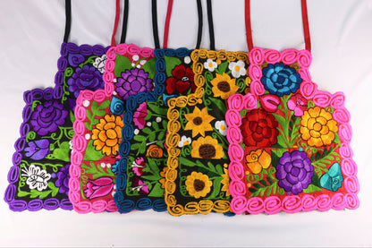 Embroidered Floral Apron Set